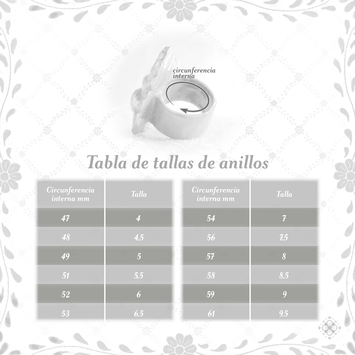 Querida Calaverita Anillo| Negro & blanco I