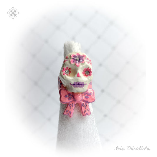 .Dear Death Ring | Pink & lilac dots